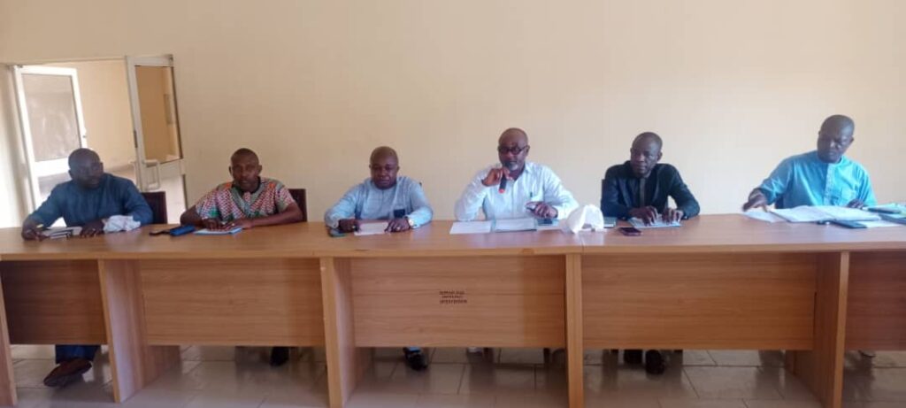 Benue Polytechnic moves to digitalize operations 1 The Rector Benue Polytechnic Ugbokolo and his management team