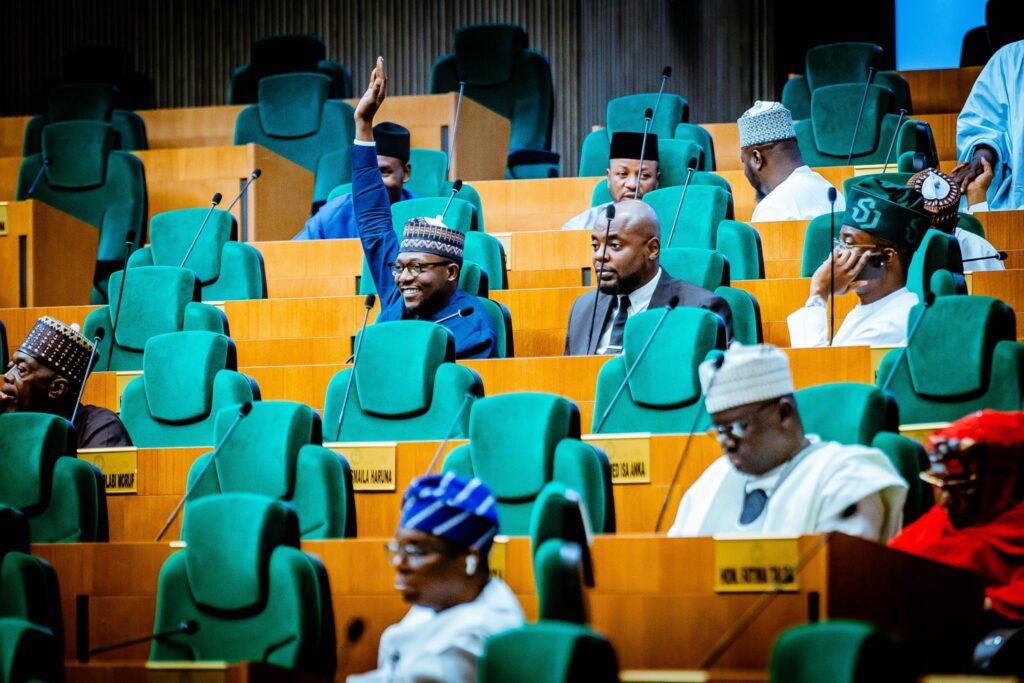 Lawmakers at the House of Representatives