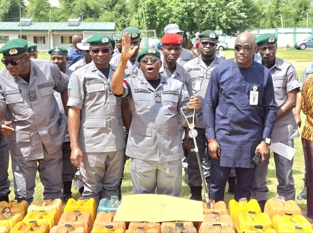 Customs intercepts 39,425 litres of smuggled petrol 1 Customs intercepts petrol