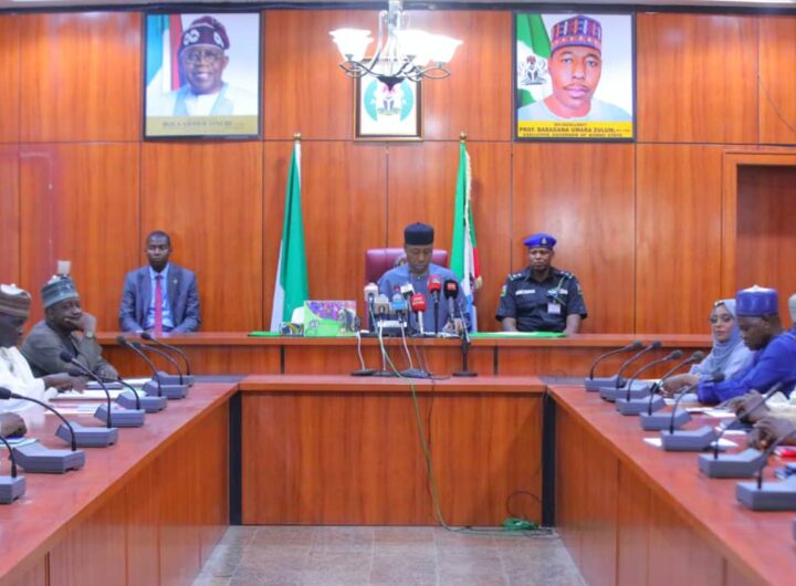 Zulum inaugurates committee to curb social vices in Borno 19 Borno State Governor, Prof. Babagana Zulum in a meeting with members of the reconstituted committee at the Government House, Maiduguri