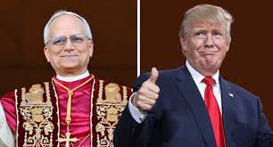 First American Pope, Leo XIV and United States (U.S) President Donald Trump
