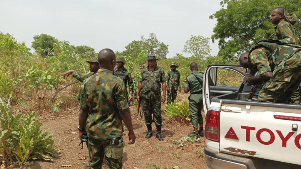 Troops disrupt armed herders, seize automatic Ak-47 rifle in Benue 1 Nigerian Army troops