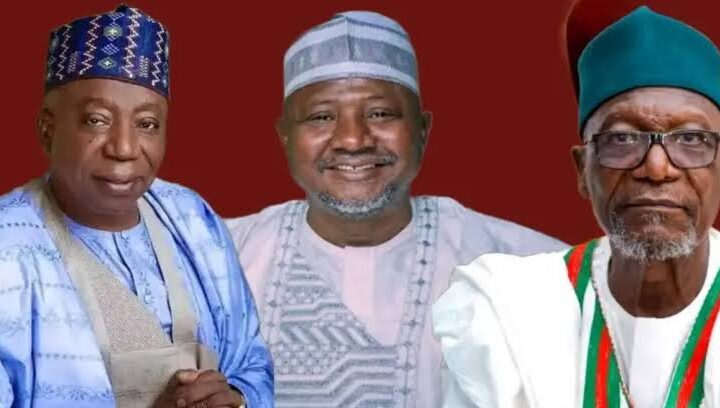 senators – Adamu Aliero (Kebbi Central); Yahaya Abdullahi (Kebbi North) and Garba Maidoki (Kebbi South),