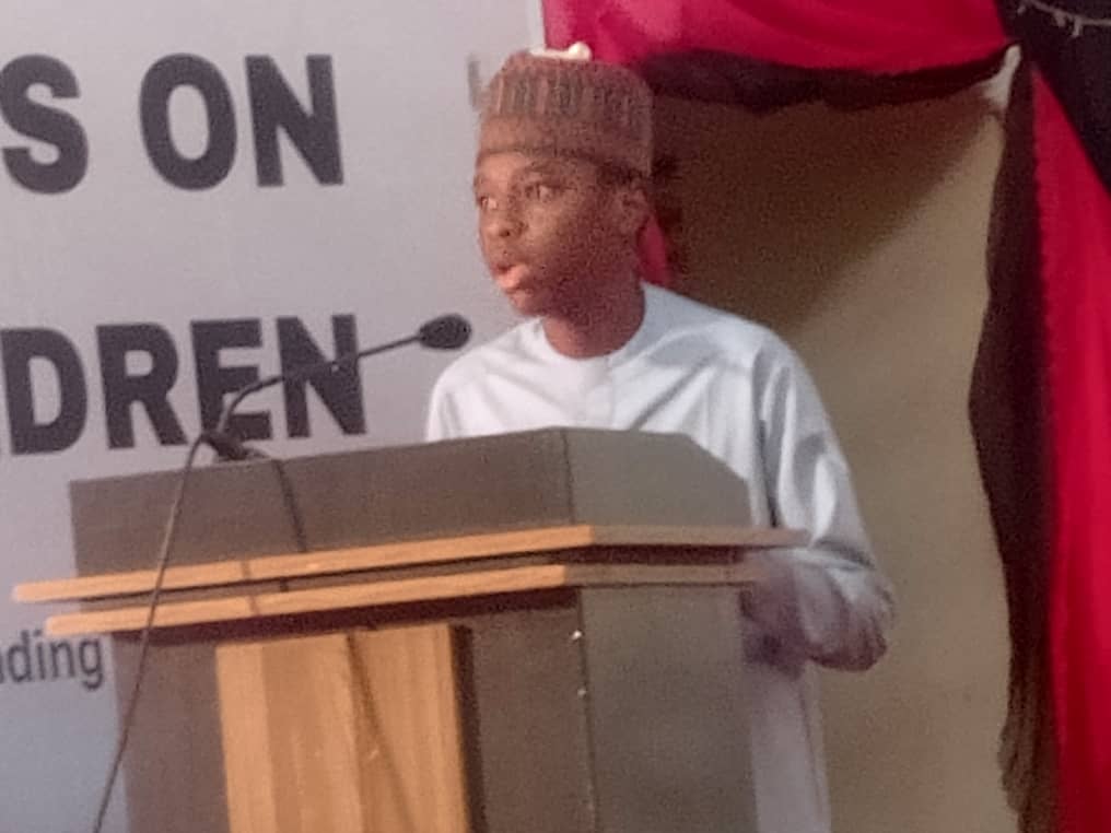 Deputy National Speaker of the National Children's Parliament, Rt. Hon. Ibrahim Zanna Sonoma