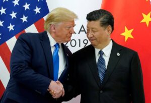 U.S President, Donald Trump and Chinese president, Xi Jinping
