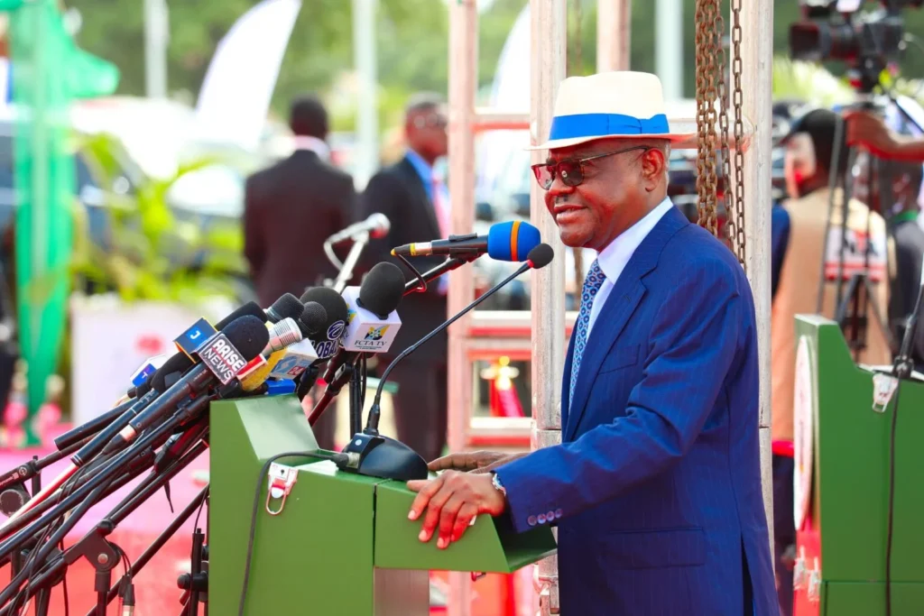 FCT Minister, Nyesom Wike in Abuja