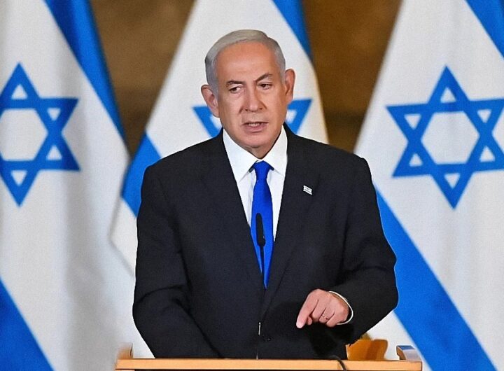 Israeli PM Benjamin Netanyahu.