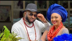 Nollywood actress Rosy Meurer and her husband, Olakunle Churchill