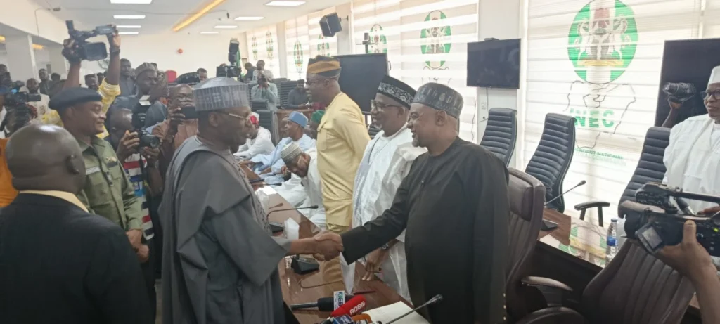PDP meets INEC over National Secretary impasse 1 PDP meets INEC over National Secretary crisis