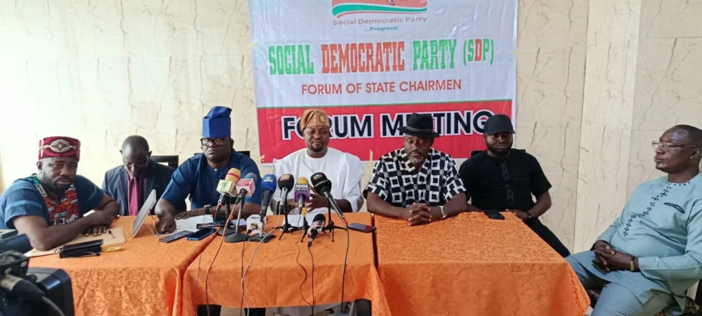 SDP state chairmen back suspension of National Chairmen, Gabam, demand transparent investigation 1 SDP state chairmen back suspension of National Chairmen, Gabam,