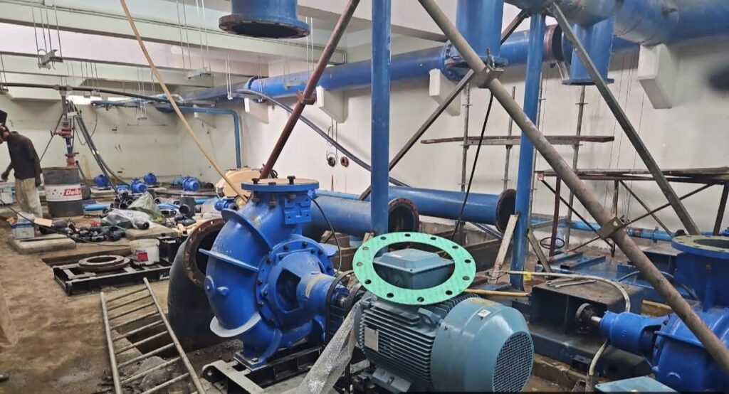 Wike blames FCT water woes on rehabilitation of 2 plants 1 One of the water treatment plant undergoing rehabilitation in FCT
