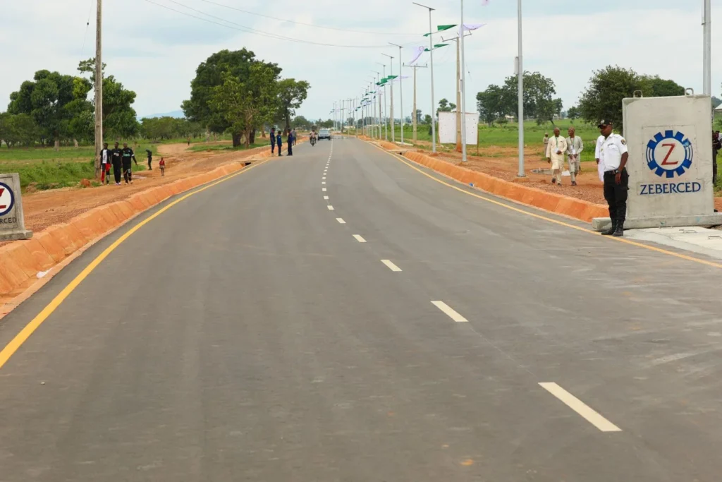 Newly constructed road in FCT