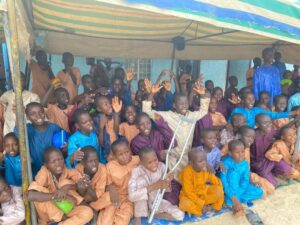 Visibly elated children during the Eid-el-Kabir sallah celebration in Maiduguri