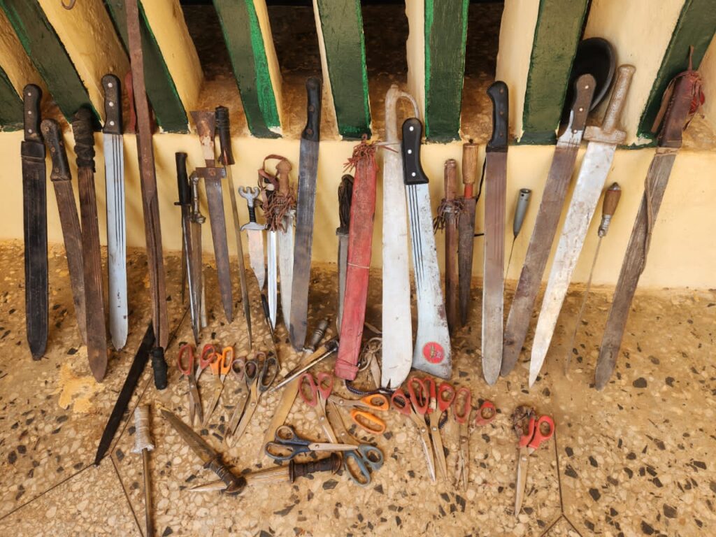 Police DSS military raid black spots in Kaduna recover weapons