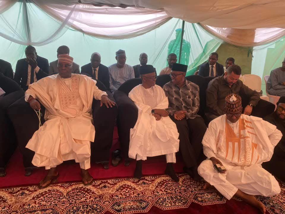 Atiku Abubakar, Nasiru El-rufai, Peter Obi and other dignitaries attended the Fudau prayers in honor of late former President Muhammadu Buhari in Daura, Katsina