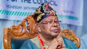 Royal Majesty, Oba Sikiru Kayode Adetona, the revered Awujale of Ijebuland.