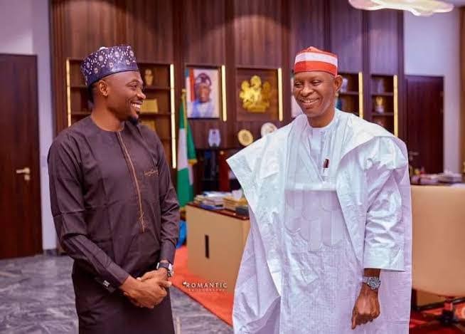 Kano Pillars FC appoints Super Eagles star, Ahmed Musa as GM 2 Kani Governor, Abba Yusuf and Super Eagles player, Ahmed Musa