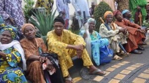 Pensioners protest in Nigeria
