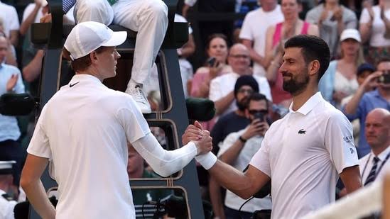 Sinner shocks Djokovic with ruthless display 1 Jannik Sinner and Novak Djokovic