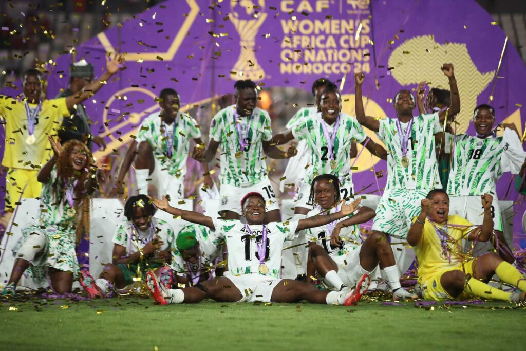 Tinubu confers National Honour on WAFCON-winning Super Falcons, cash rewards, housing 1 Super Falcons of Nigeria