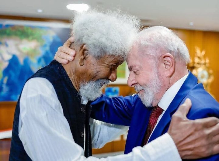 Brazilian President, Luiz Inácio da Silva has hosted Nobel laureate, Wole Soyinka.