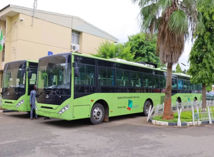 FCTA bolsters public transport with 4 new CNG hybrid buses 16 50-seater hybrid Compressed Natural Gas (CNG) buses f t transportation