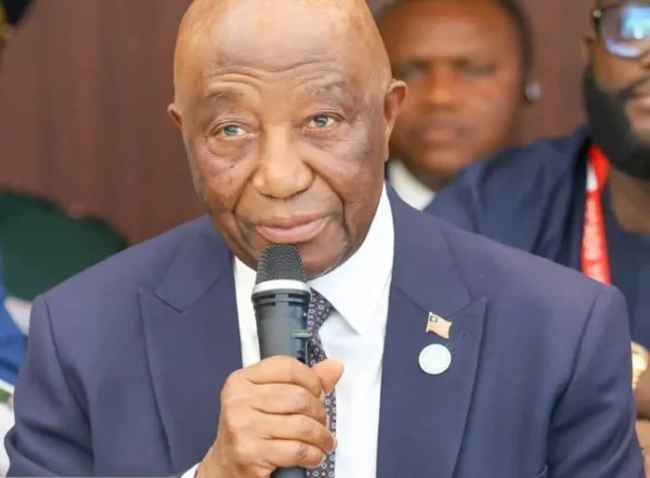 Liberian Presidenrt Joseph Boaka