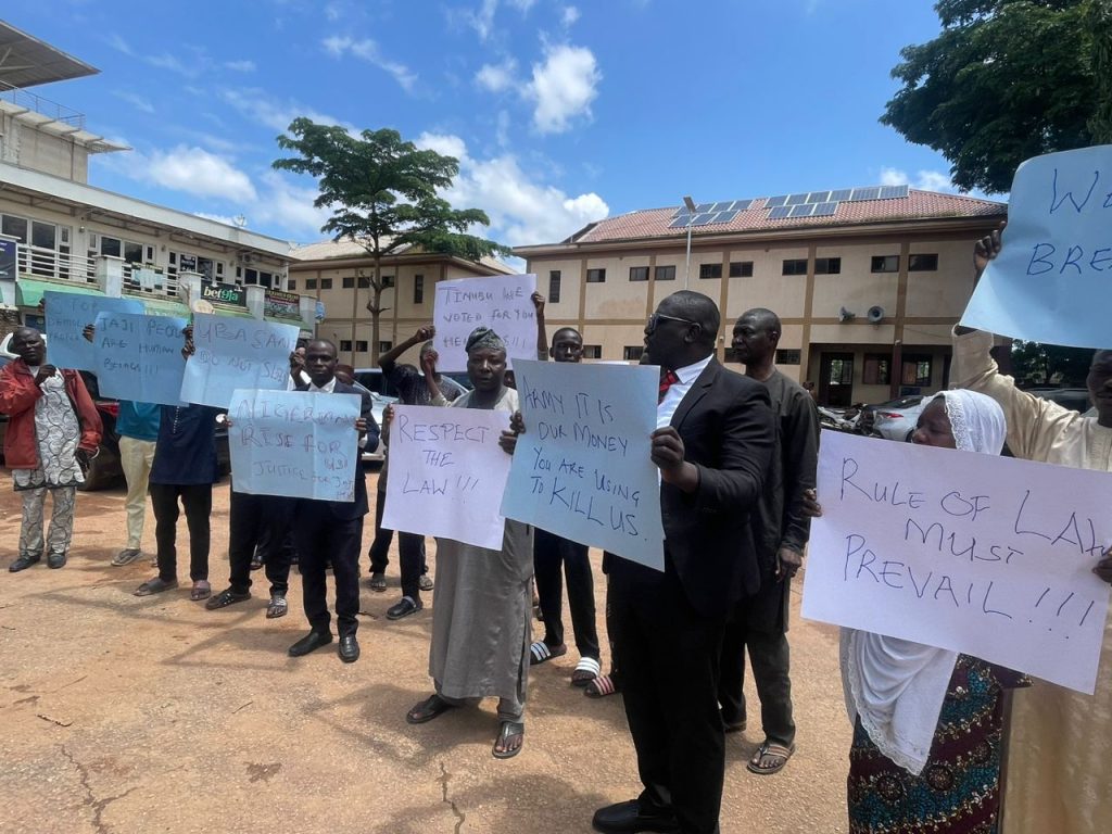 NBA, Kaduna communities protest demolitions, accuse Army of flouting court orders 1 NBA, Kaduna communities protest demolitions, accuse Army of flouting court orders
