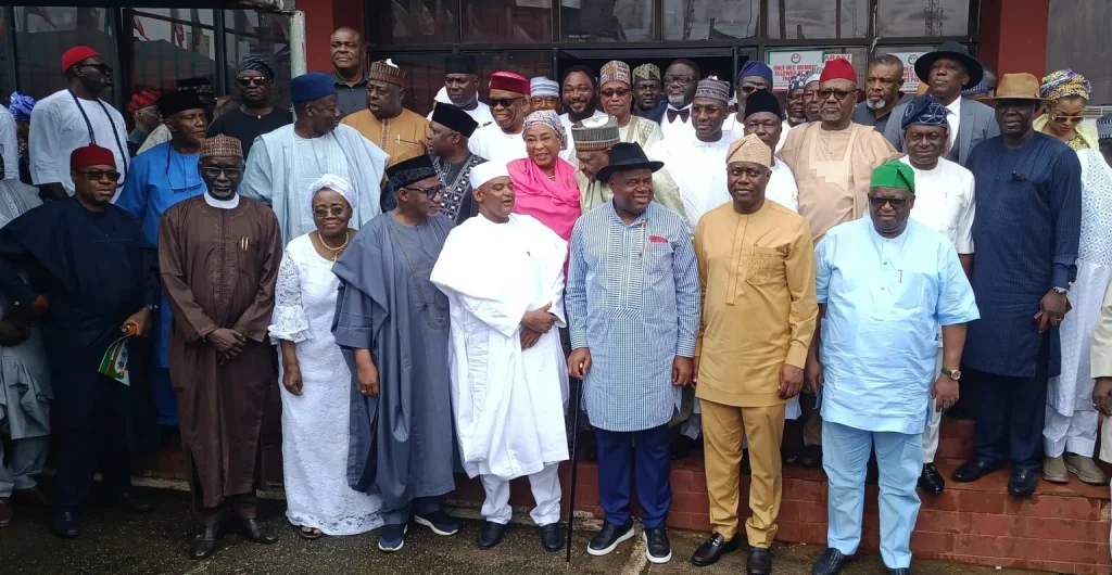 PDP launches zoning committee, calls for fairness and unity ahead of National Convention 1 PDP members during the zoning committee’s inauguration in Abuja,