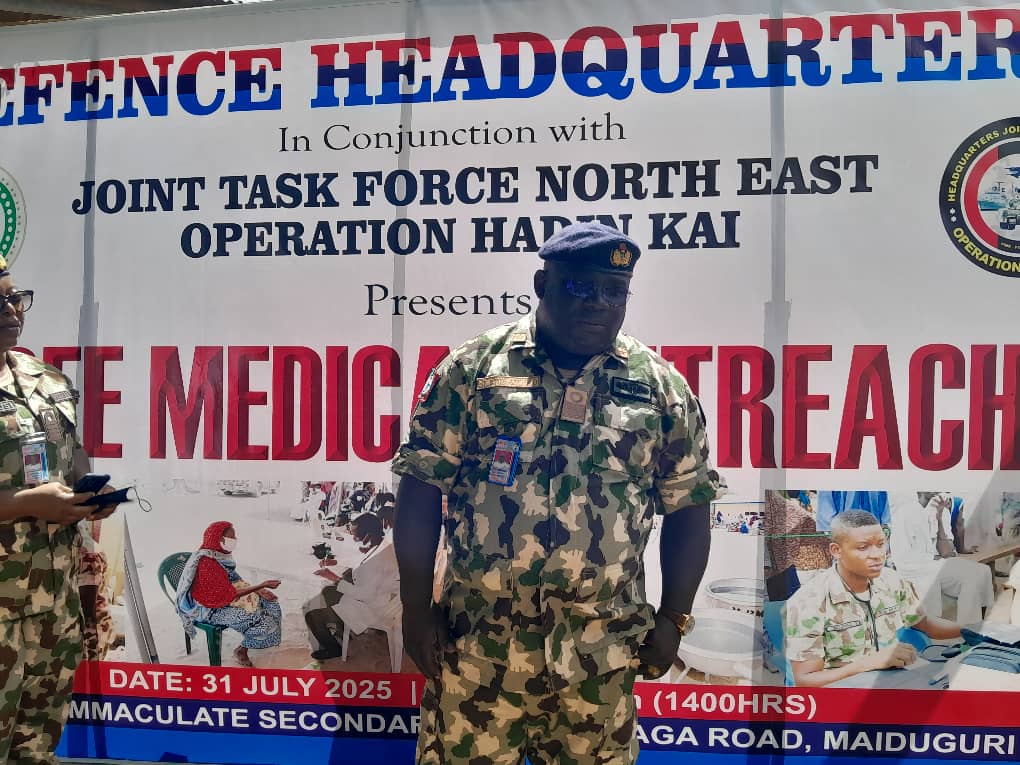 Military offers medical outreach in Maiduguri 