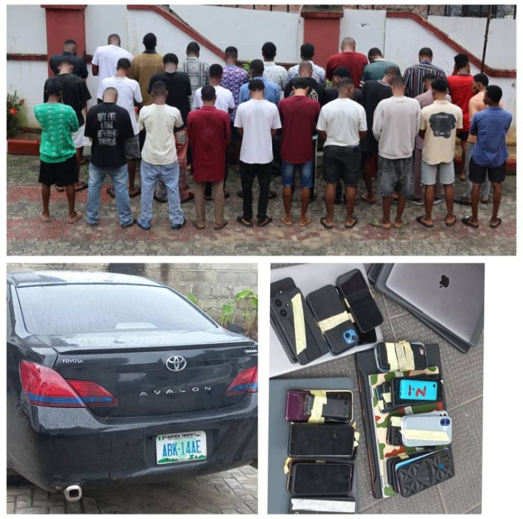 EFCC arrests 49 suspected Internet fraudsters in Akwa Ibom 1 EFCC arrests Internet Fraudsters in Akwa Ibom