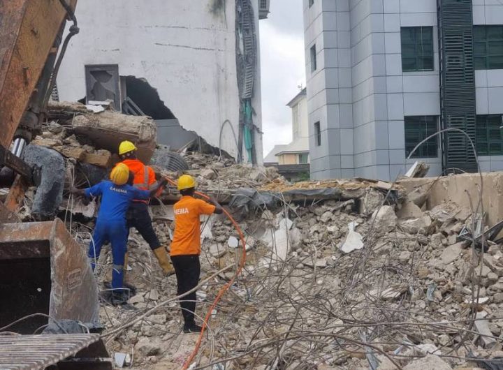 Yaba building collapse in Lagos