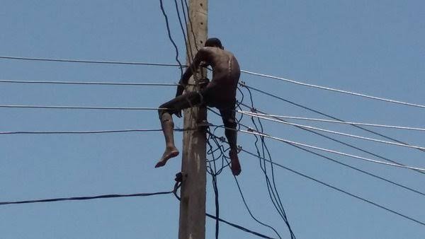 Man claims high tension pole to commit suicide in Anambra