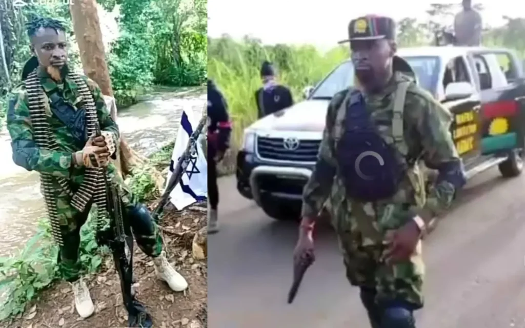 Nigerian Army nabs notorious IPOB leader "Gentle De Yahoo" in Imo 1 Nigerian Army nabs notorious IPOB leader "Gentle De Yahoo" in Imo
