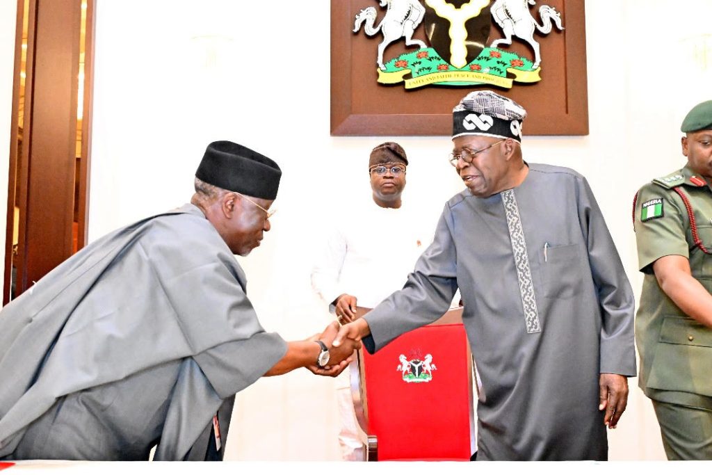 Tinubu: Nigeria economy is now stabilised, hits revenue target for 2025 1 President Bola Tinubu in a handshake with the former Governor of Nasarawa State, Umaru Tanko Al-Makura.
