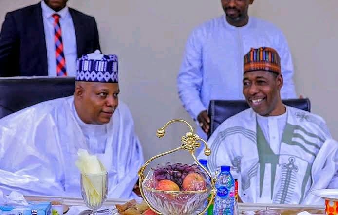 Zulum celebrates VP Shettima at 59, calls him mentor 1 VP Kashim Shettima and Borno State Governor, Babagana Zulum
