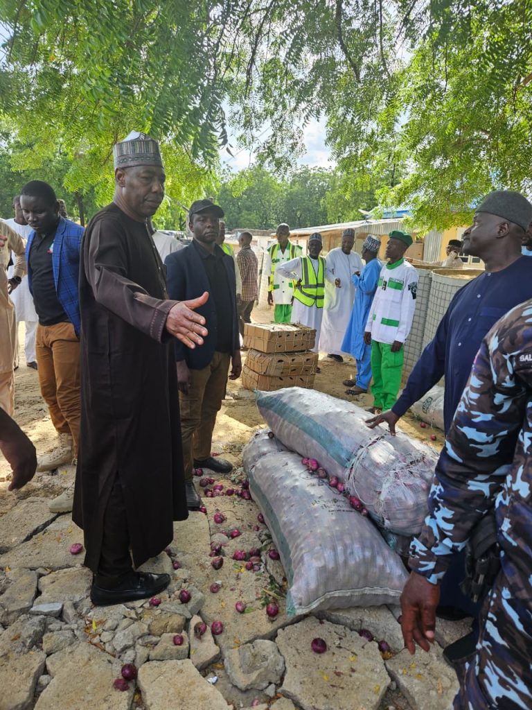 Zulum gifted farm produce