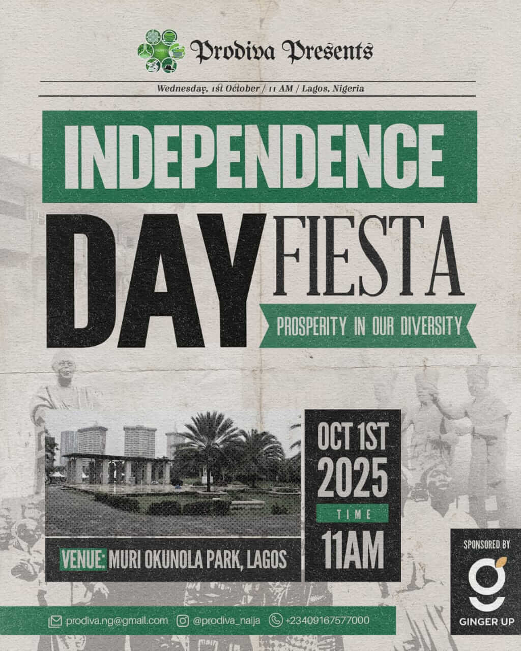 Prodiva to celebrate Nigeria’s prosperity in diversity on Independence Day 1 fiesta 1