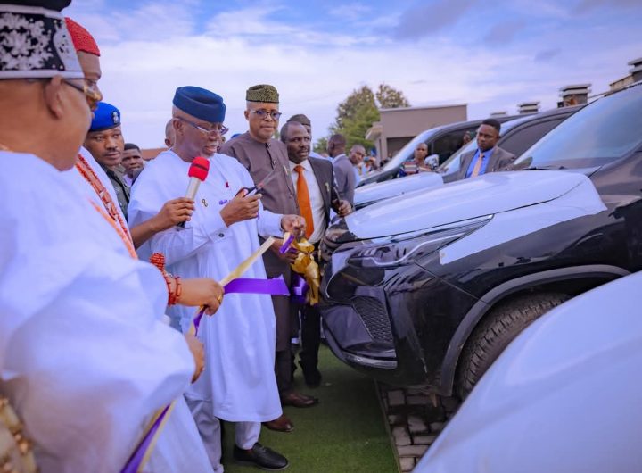 Governor Lucky Aiyedatiwa gifts brand-new Toyota SUVs to Ondo monarchs