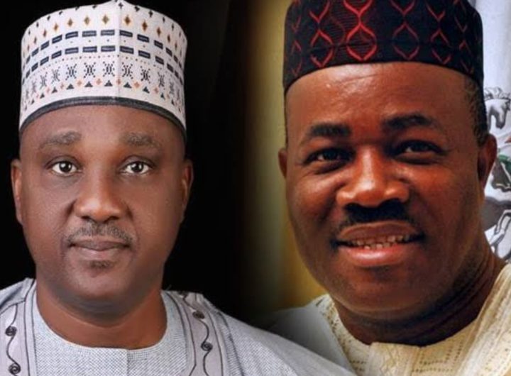 Senate President, Godswill Akpabio, and Speaker of the House of Representatives, Tajudeen Abbas