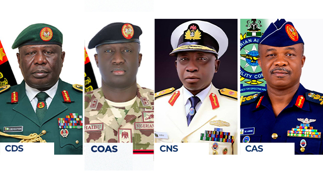 Tinubu appoints new service chiefs