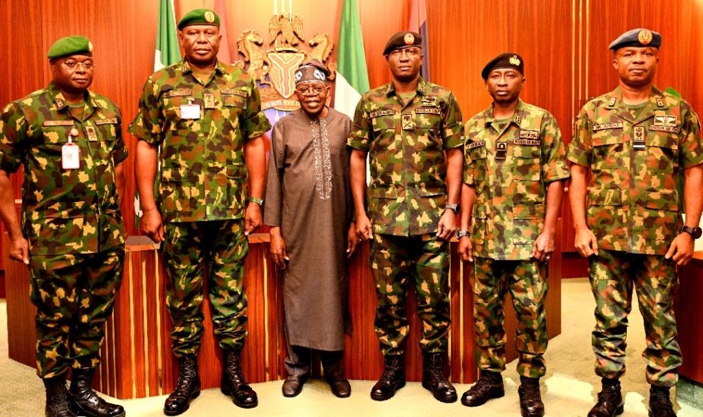 Senate set to confirm Tinubu’s new service chiefs on Wednesday 1 President Bola Tinubu meets new service chiefs
