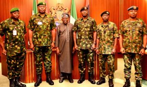 Senate set to confirm Tinubu’s new service chiefs on Wednesday 2 President Bola Tinubu meets new service chiefs
