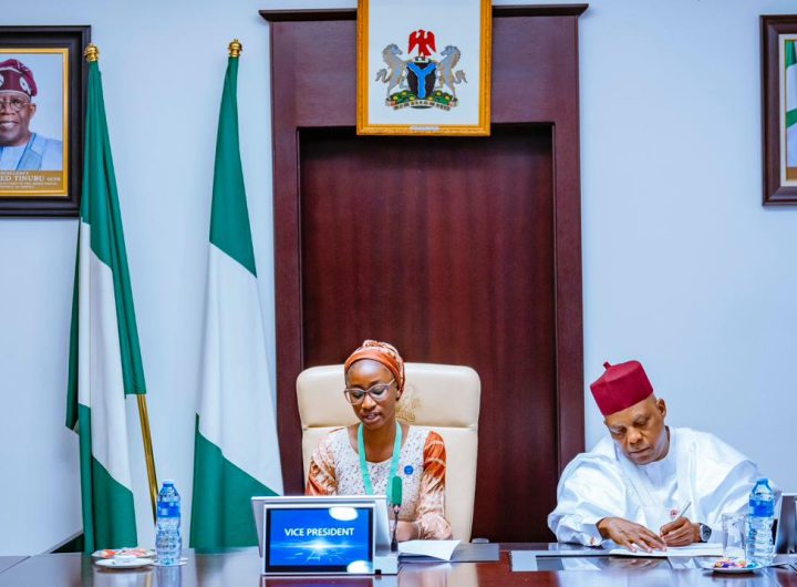 Senator Shettima invited a teenager, Joy Ogah, to take over the seat of the Vice President for a day and address the nation.