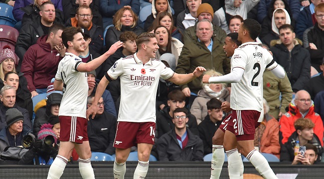 Dominant Arsenal sink Burnley 2-0 to extend EPL lead to 7 points