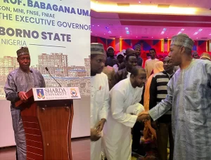 Zulum in India: Gives N500,000 to each Borno student