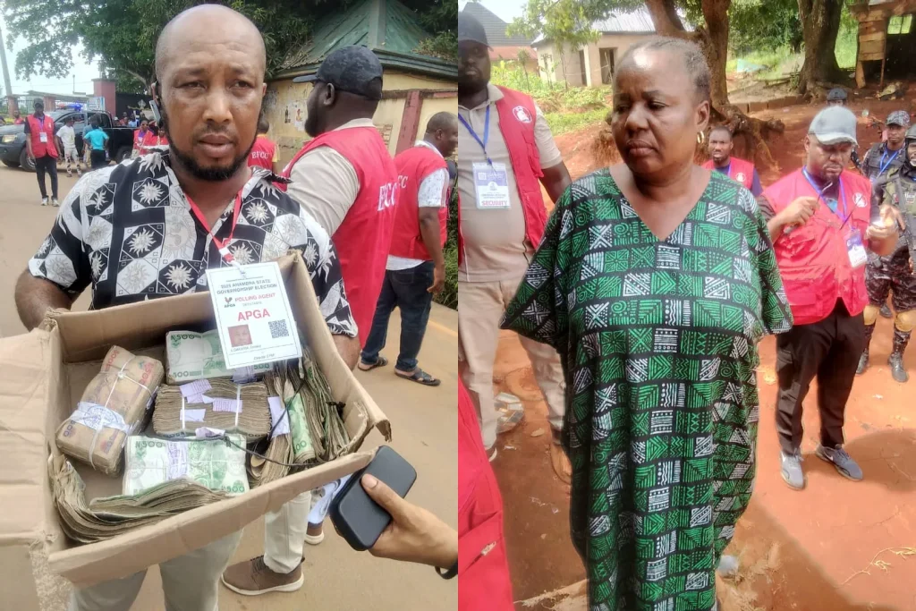 EFCC arrests 3 suspected vote buyers in Anambra 1 EFCC arrests 3 suspected vote buyers in Anambra1