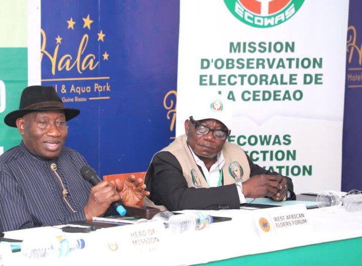 Jonathan, other West African leaders stranded in Guinea-Bissau after military coup 17 Former Nigerian President, Goodluck Jonathan