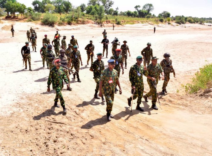 GOC visits Shanono after bandits' incursion, hails frontline troops for bravery, professionalism