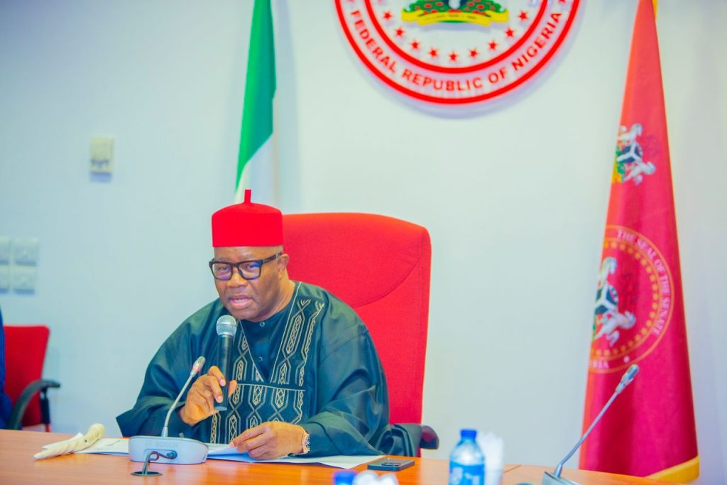 Senate President Godsend Akpabio 